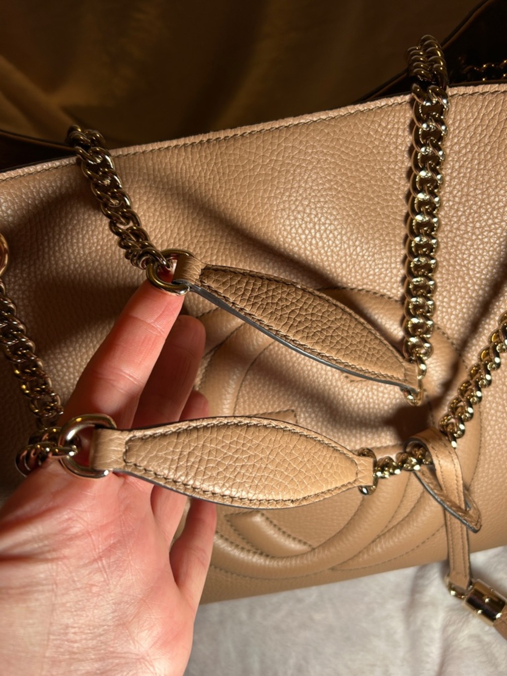 385 Gucci Soho Medium Chain Shoulder Bag with COA - Picture 8 of 11